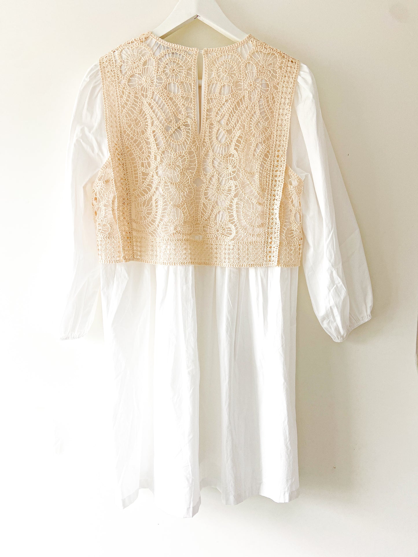 Crochet shirt dress Zara