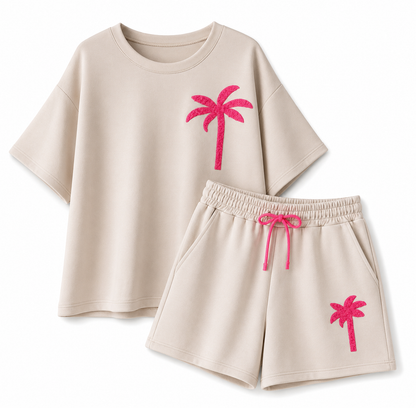 Broekpak - Palmtree beige