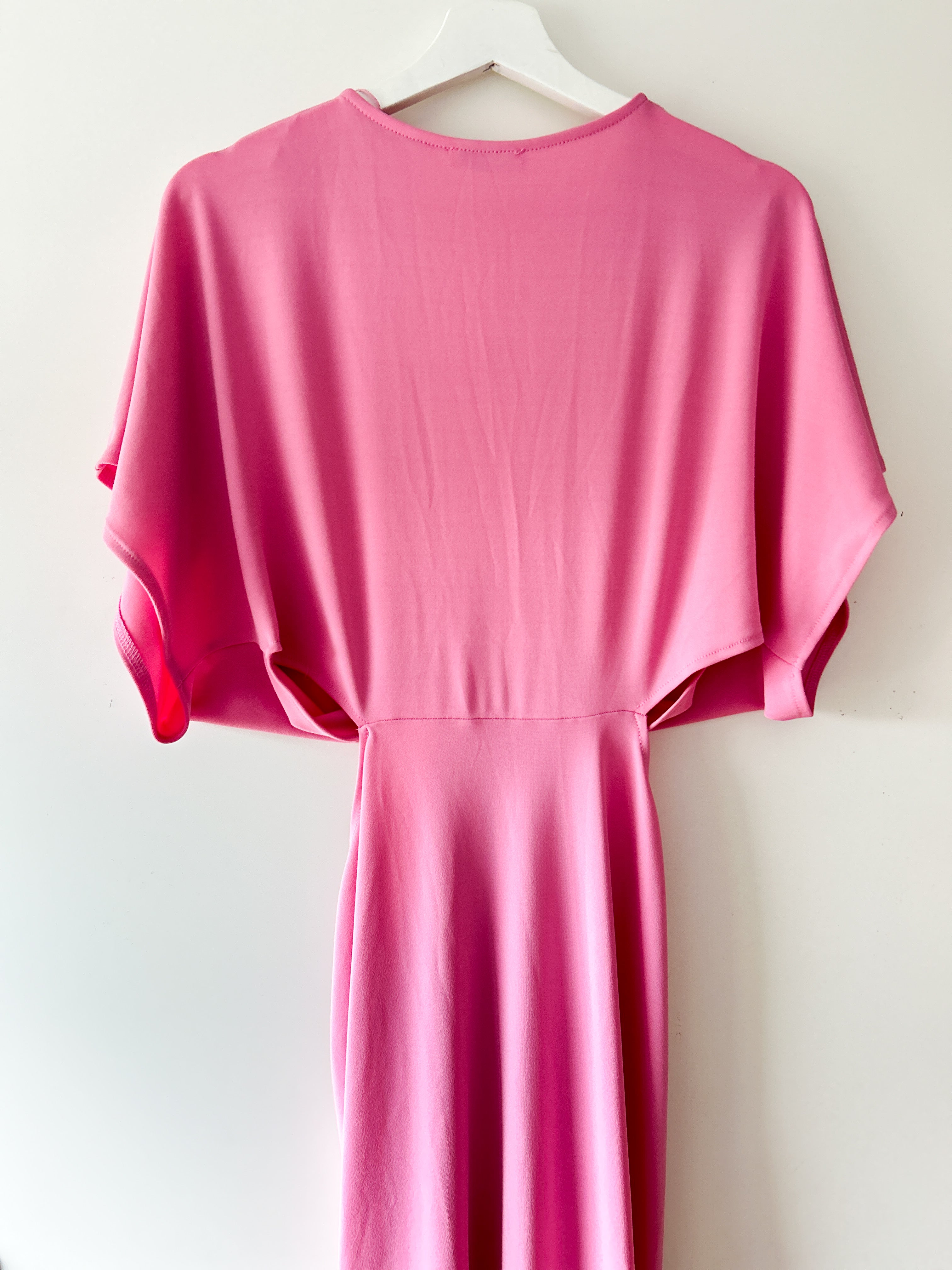 Pink long dress with open sides Zara – INOA The Label