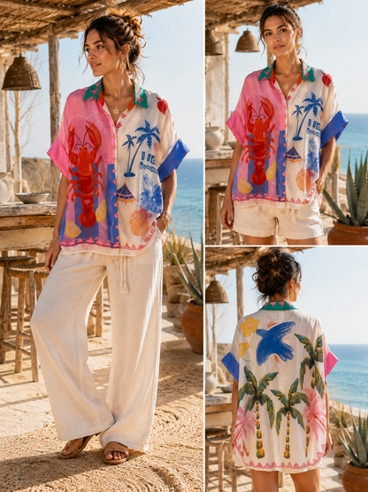 Blouse - Lobster