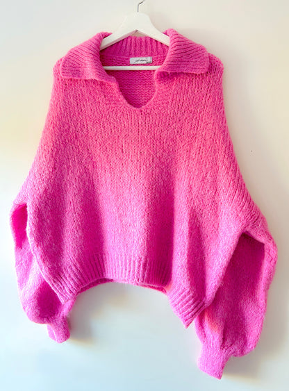 V-hals Trui - Mayla Roze
