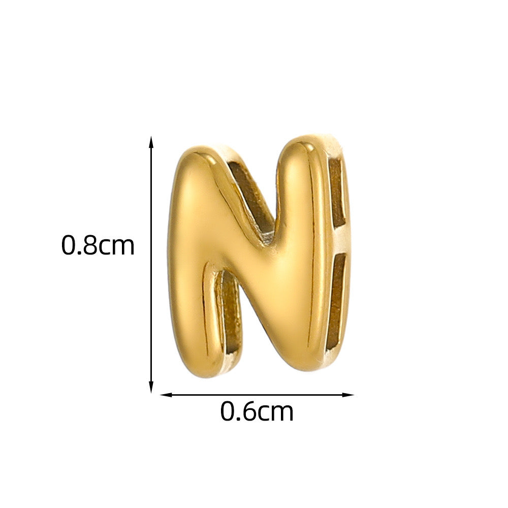 7 t/m 9 Bubble Letters - Naamketting