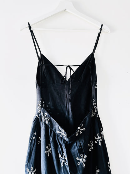 Zara embroidered dress