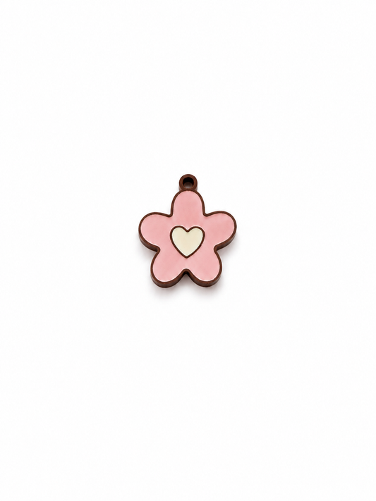 Mini bloemetje roze bedel
