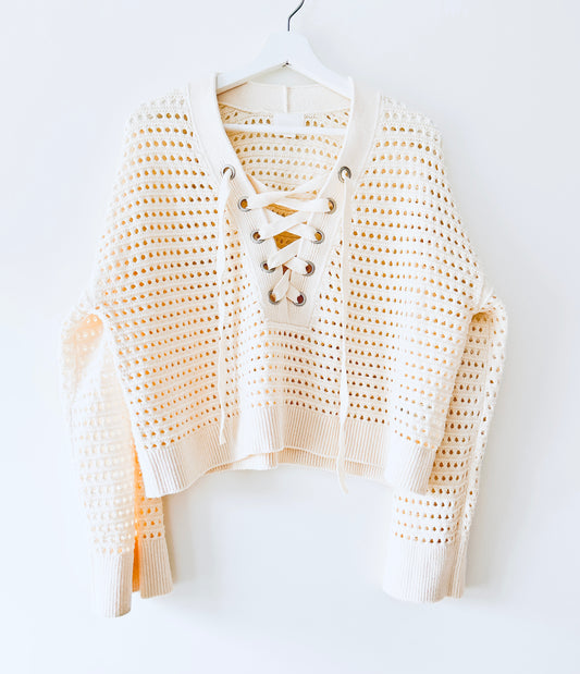Crochet sweater H&amp;M