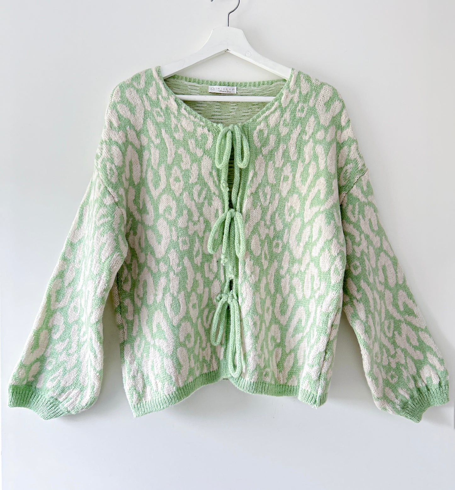 Vest - Giani Luipaard Mintgroen
