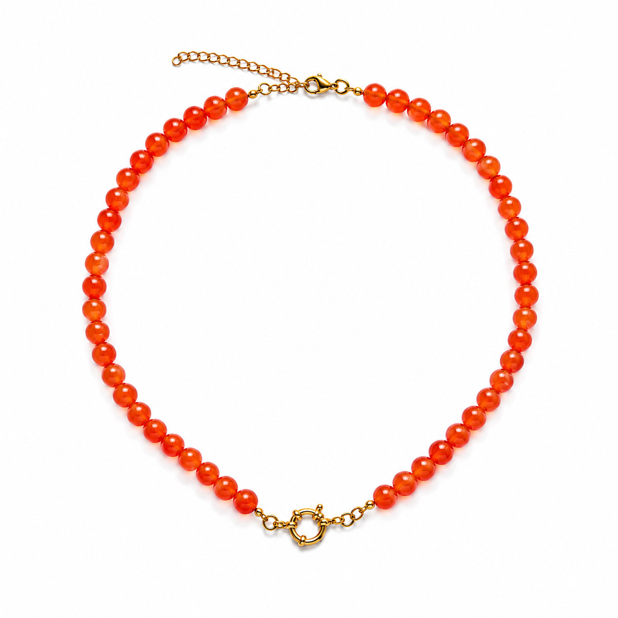 Lagoon love kralenketting oranje
