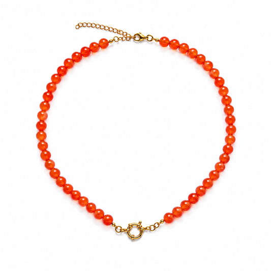 Lagoon love kralenketting oranje