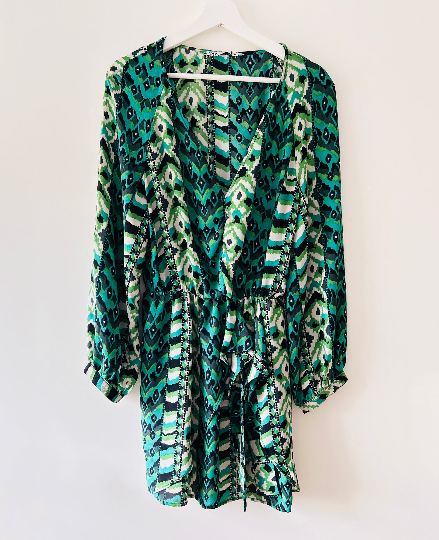 Mini-robe bleue Zara