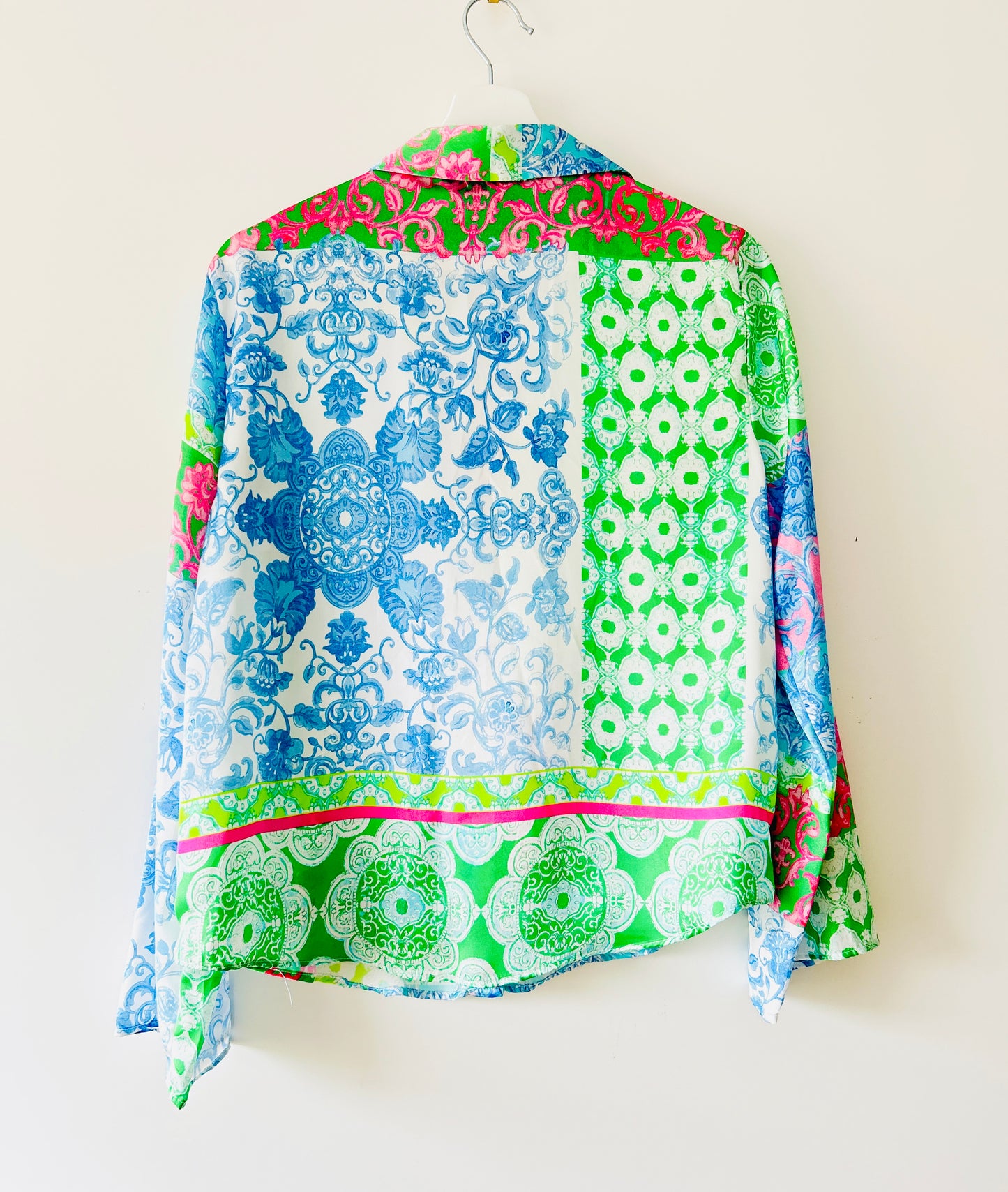 Blue/green blouse Zara