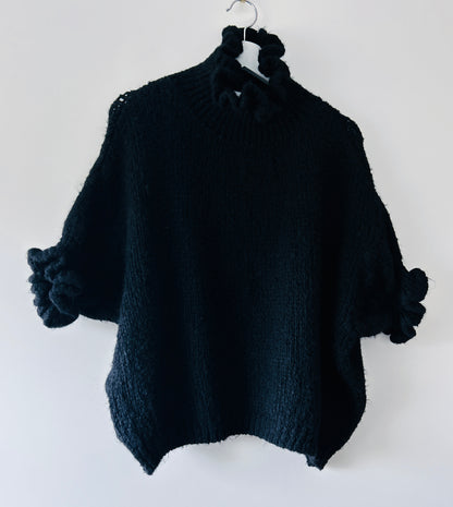 Knitted Sweater - Madelief black