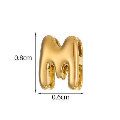 7 t/m 9 Bubble Letters - Naamketting