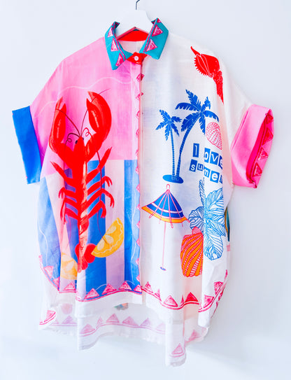 Blouse - Lobster