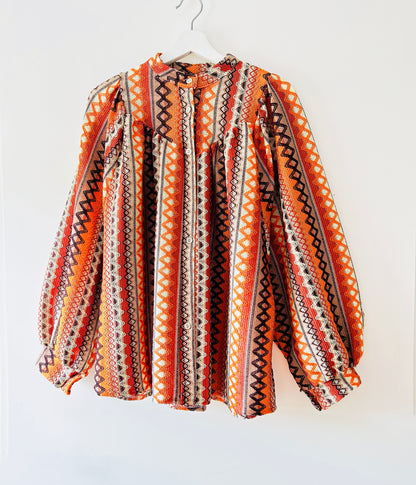 Blouse - Flora oranje
