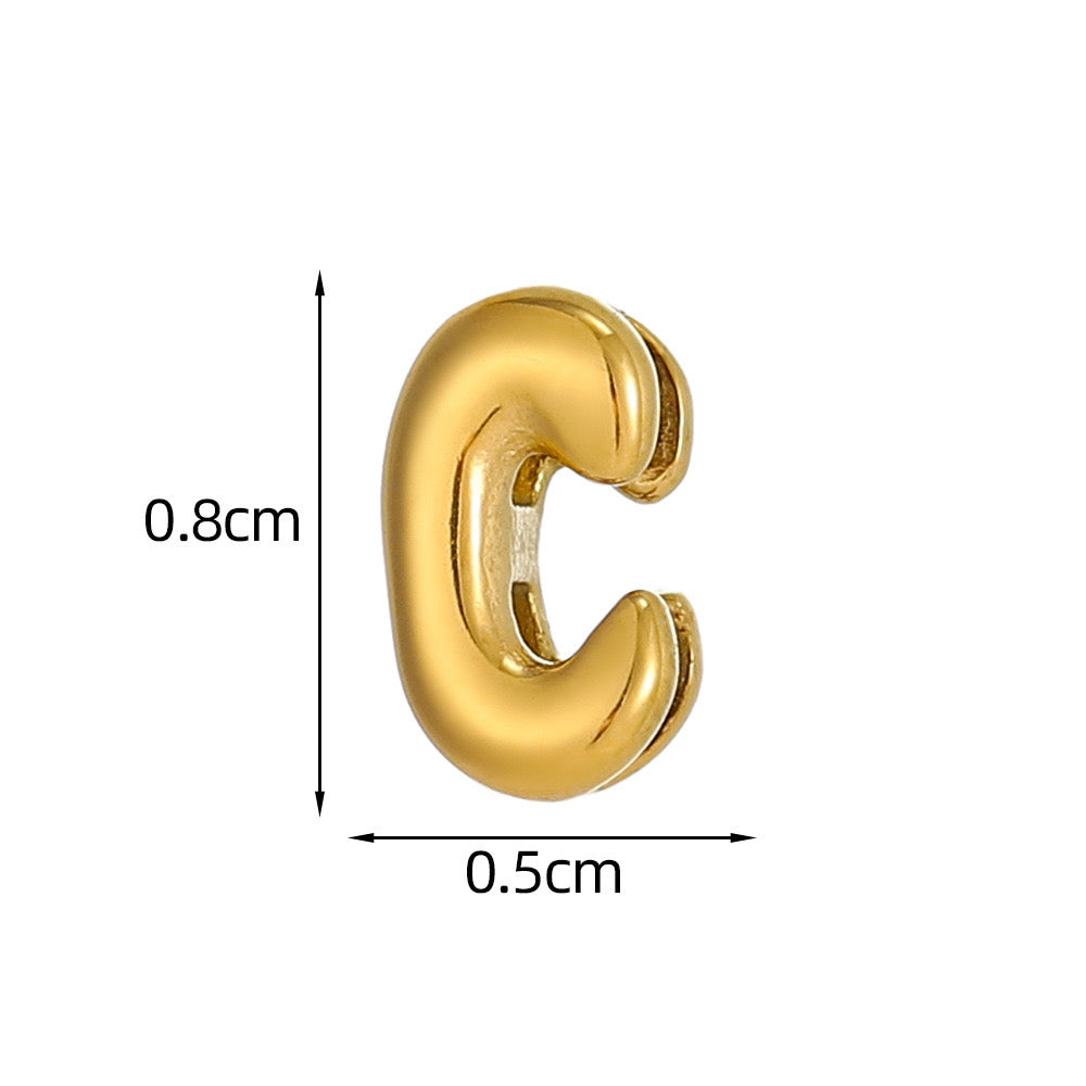 7 t/m 9 Bubble Letters - Naamketting