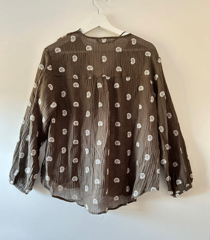 Geborduurde blouse Zara