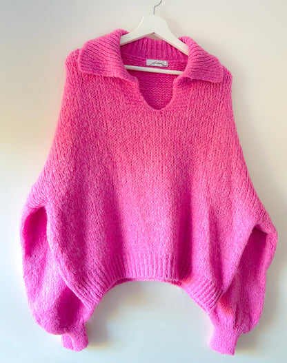 V-hals Trui - Mayla Roze