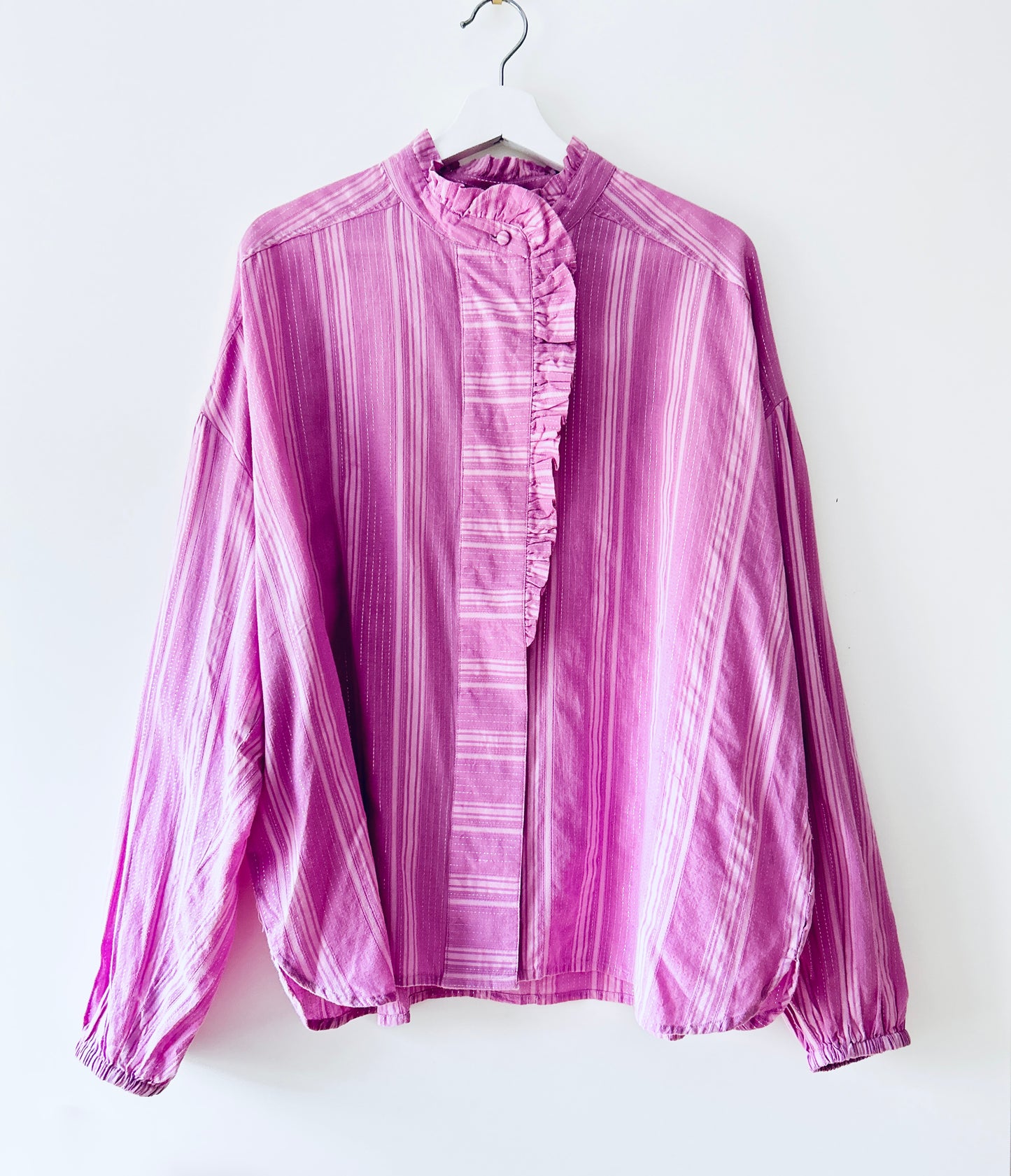 Blouse lilas avec fil lurex Shoeby