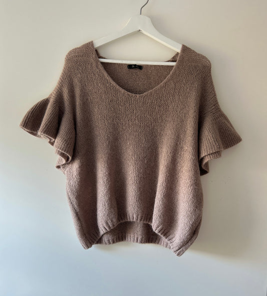 Trui s/s - Eefje bruin
