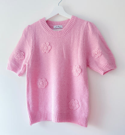 Trui - Floral roze
