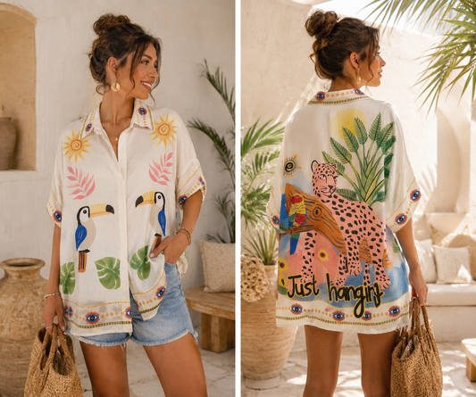 Blouse - Pink Panther